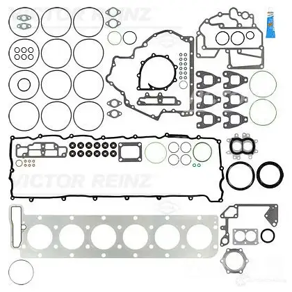Прокладки двигателя VICTOR REINZ 01-37180-03 91756 4026634482704 A HXLUCL изображение 0