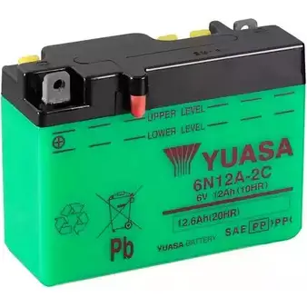 Аккумулятор 12.6 ач прямая а 6 в 156x57x116 YUASA 5050694005305 O HLXD65 1420421282 6N12A2C