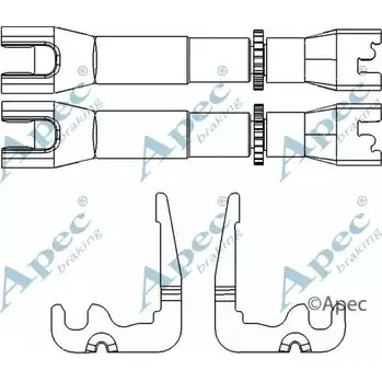 Система тяг и рычагов, тормозная система APEC BRAKING 1420429051 HTWVAB ADB3007 J PE73 изображение 0