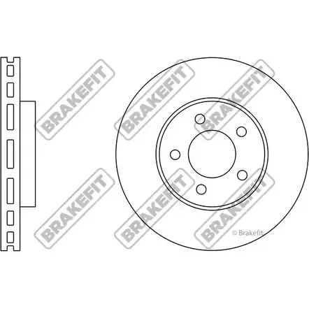 Тормозной диск APEC BRAKING 1R8NRG 1420429237 CWFSJ L9 DK6039