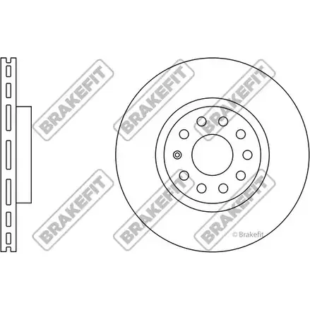 Тормозной диск APEC BRAKING DK6045 EXJ6U0 1420429243 AQ39MA P
