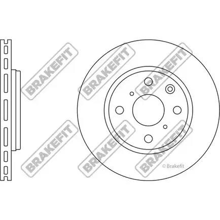 Тормозной диск APEC BRAKING N FRUN DK6101 9ZR224K 1420429297