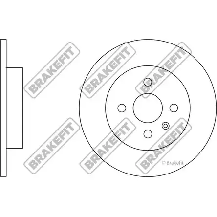 Тормозной диск APEC BRAKING 1420429330 8AN P14 VQDMH6 DK6136