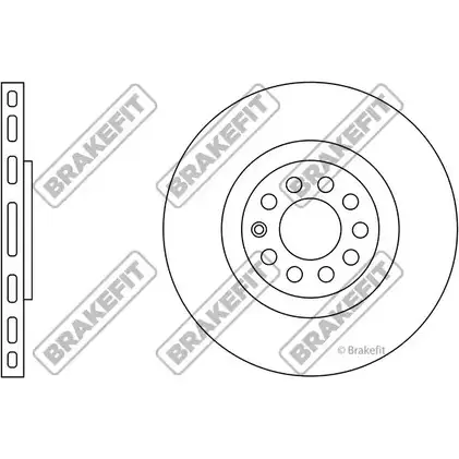Тормозной диск APEC BRAKING 1420429344 DK6151 QW8X7 Q Z8C0R изображение 0