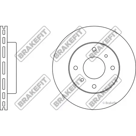 Тормозной диск APEC BRAKING XR173R 1420429348 DK6156 M 2S4V