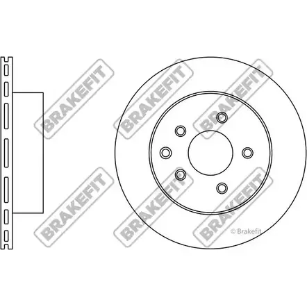 Тормозной диск APEC BRAKING DK6169 B6 VO3 YOCYWQK 1420429361