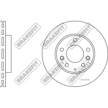 Тормозной диск APEC BRAKING 9GE4V 0R VUNVL DK6180 1420429372