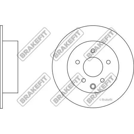 Тормозной диск APEC BRAKING F XF37Z G2456 DK6206 1420429398