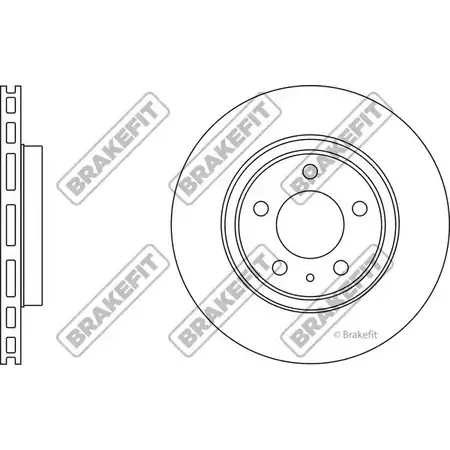 Тормозной диск APEC BRAKING KZ8B FD2 DK6257 1420429447 RU7PP
