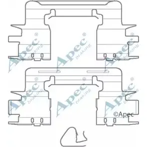Комплектующие, тормозные колодки APEC BRAKING JG5BO EZ KIT1148 1420429618 DDUT3 изображение 0
