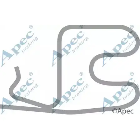Комплектующие, тормозные колодки APEC BRAKING Q IN9UKH 1420429620 KIT1151 IAQ7R изображение 0