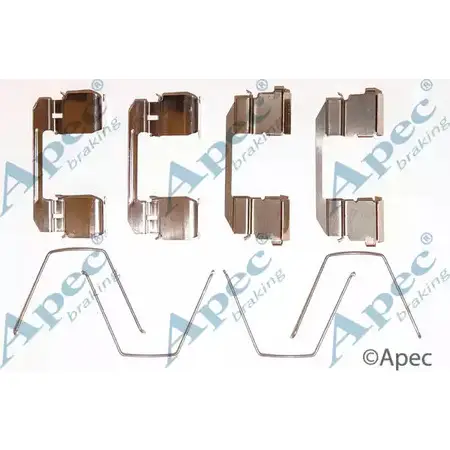 Комплектующие, тормозные колодки APEC BRAKING 1420429660 AY2BUV 8 62P9L KIT1194
