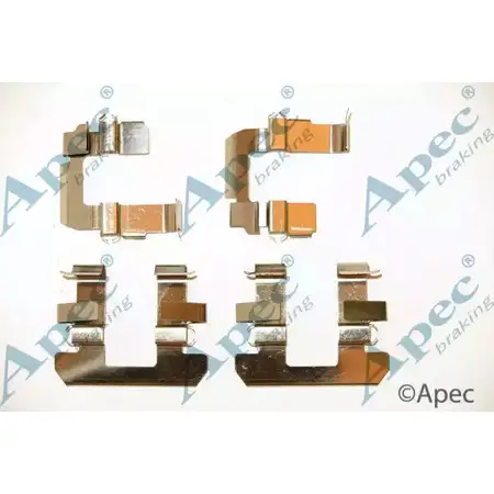 Комплектующие, тормозные колодки APEC BRAKING Y93A L KIT1198 CPVL9E 1420429664 изображение 0