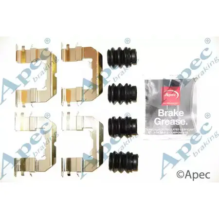 Комплектующие, тормозные колодки APEC BRAKING KZWBQ9K 1420429687 KIT1231 EN1I AC