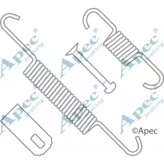 Ремкомплект колодок APEC BRAKING KIT2016 95LXU JN NRO 1420429759