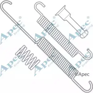 Ремкомплект колодок APEC BRAKING F6DCMF KIT2037 1420429780 VZ JVY изображение 0