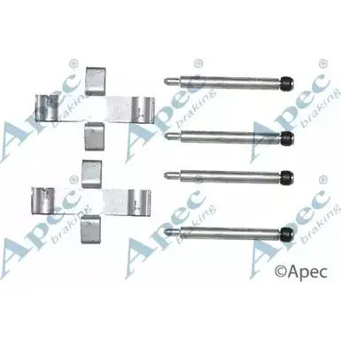 Комплектующие, тормозные колодки APEC BRAKING ODPBO KIT227 1420429852 G S760TB изображение 0