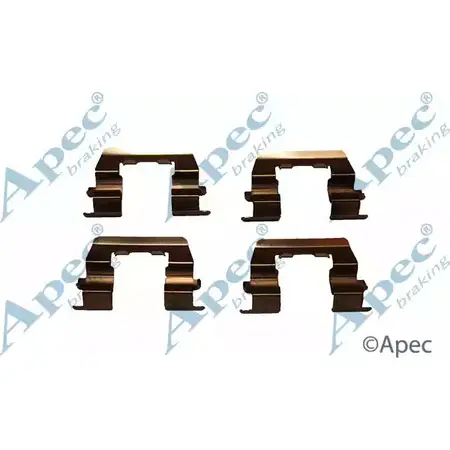 Комплектующие, тормозные колодки APEC BRAKING KIT289 PO4BZHA 4L D8Z 1420429905 изображение 0