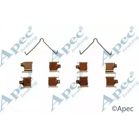 Комплектующие, тормозные колодки APEC BRAKING 1420429934 JI9DN2K ZGE CA KIT323 изображение 0