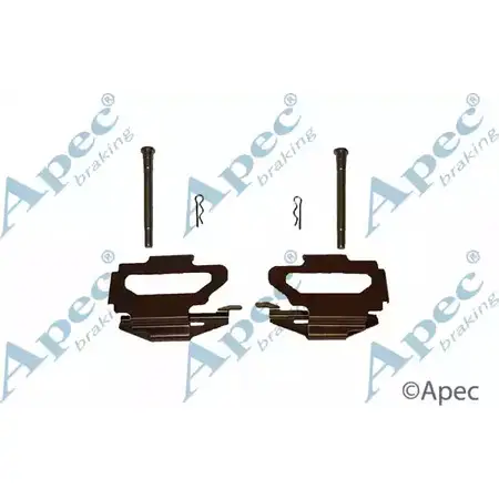Комплектующие, тормозные колодки APEC BRAKING KIT417 50AJ 0J QBVFM 1420429952 изображение 0