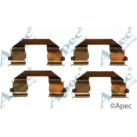 Комплектующие, тормозные колодки APEC BRAKING X IP2306 KIT421 1420429956 DKQVX изображение 0