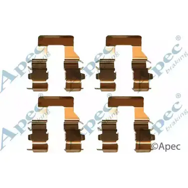 Комплектующие, тормозные колодки APEC BRAKING D2 TXGKV 7F2RPMJ 1420429969 KIT436 изображение 0