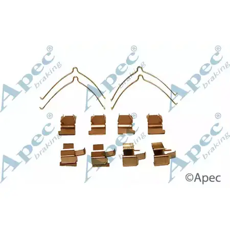 Комплектующие, тормозные колодки APEC BRAKING 1420429974 PFQ YIYB 0RHTN KIT441 изображение 0