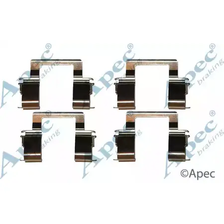 Комплектующие, тормозные колодки APEC BRAKING 61 O7VE3 1420429979 KIT446 2ZYFEF изображение 0