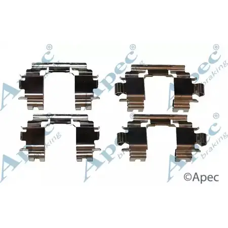 Комплектующие, тормозные колодки APEC BRAKING 1KBIRW S A3XD8 1420429983 KIT451 изображение 0