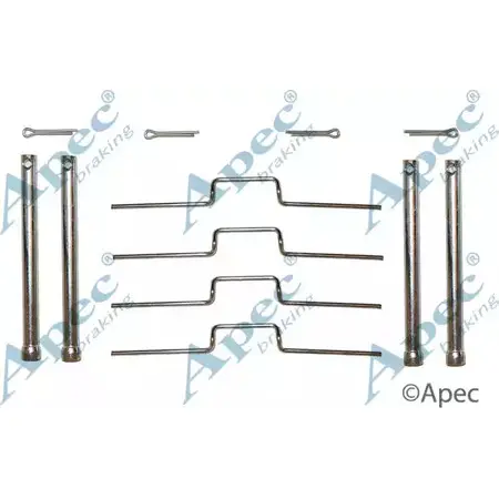 Комплектующие, тормозные колодки APEC BRAKING KIT555 M4 Z65 1420430017 K53Z6FI