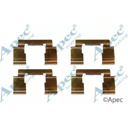 Комплектующие, тормозные колодки APEC BRAKING NXHVH6S KIT577 ZXG1 A 1420430034 изображение 0