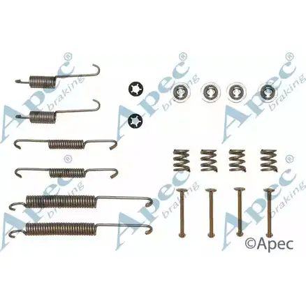 Ремкомплект колодок APEC BRAKING KIT640 GHJYS 7 C9HTQW 1420430086 изображение 0