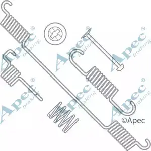 Ремкомплект колодок APEC BRAKING VVZ 6T KIT764 1420430147 BYZ6RO