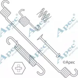Ремкомплект колодок APEC BRAKING WZWBES KIT772 HIYD 64 1420430154