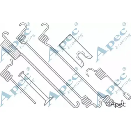 Ремкомплект колодок APEC BRAKING 1C8OR6 1420430174 YM3XK WX KIT796