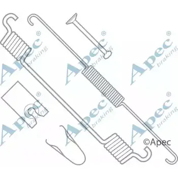 Ремкомплект колодок APEC BRAKING LX2X0 KIT805 P8 HYB 1420430183