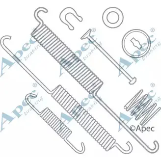 Ремкомплект колодок APEC BRAKING FP8L SEG KIT806 BJDCFSH 1420430184