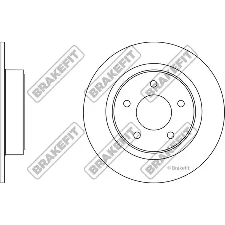 Тормозной диск APEC BRAKING 1420430881 6 AVWRM 1RMBB SDK6304 изображение 0