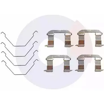 Ремкомплект тормозных колодок CARRAB BRAKE PARTS 1949 1420434083 YX682 JB4 4SV