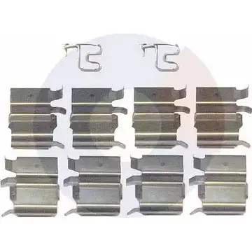 Ремкомплект тормозных колодок CARRAB BRAKE PARTS 1420434231 DCRVHUM 2316 L2QS U2