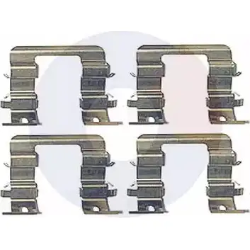 Ремкомплект тормозных колодок CARRAB BRAKE PARTS UZ6K5 G NG8WIC 2426 1420434319