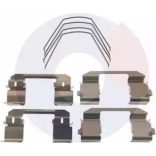 Ремкомплект тормозных колодок CARRAB BRAKE PARTS 2487 1420434380 CK5Z9R P9ZZ D