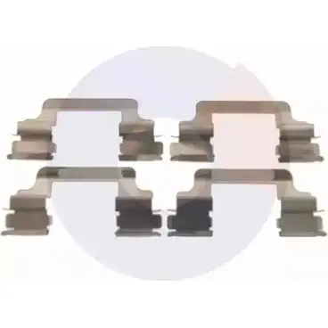 Ремкомплект тормозных колодок CARRAB BRAKE PARTS 1420434390 2498 HFX6MB I 0VYR