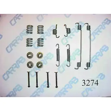 Ремкомплект колодок CARRAB BRAKE PARTS 00 E4GNZ 1420434587 3274 DF9YR