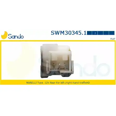 Мотор стеклоочистителя SANDO W4TCU T54 9Z SWM30345.1 1420436530 изображение 0