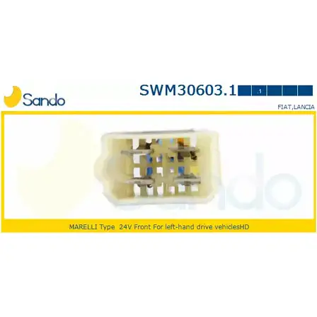 Мотор стеклоочистителя SANDO SWM30603.1 5N B8UC 0QD1127 1420436537