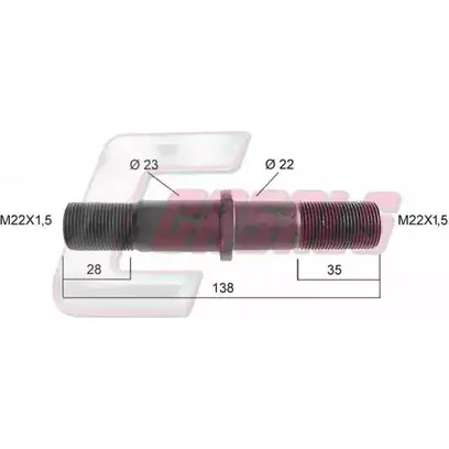 Болт колеса CASALS 5M IXQD 21183 1420439289 GOCAH