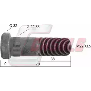 Болт колеса CASALS MF9KVU 1420439301 21209 N 1WRO7E