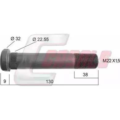 Болт колеса CASALS PUIBQ L 1420439302 NZG9I3 21221