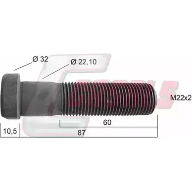 Болт колеса CASALS ZIMOG9O I YZN2Y 21251 1420439306